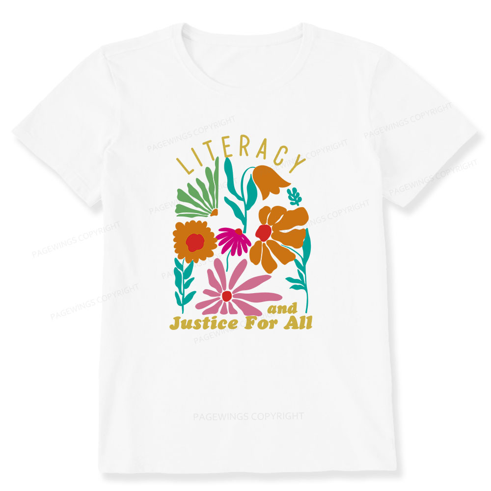 Pagewings Literacy And Justice Unisex Classic T-shirt