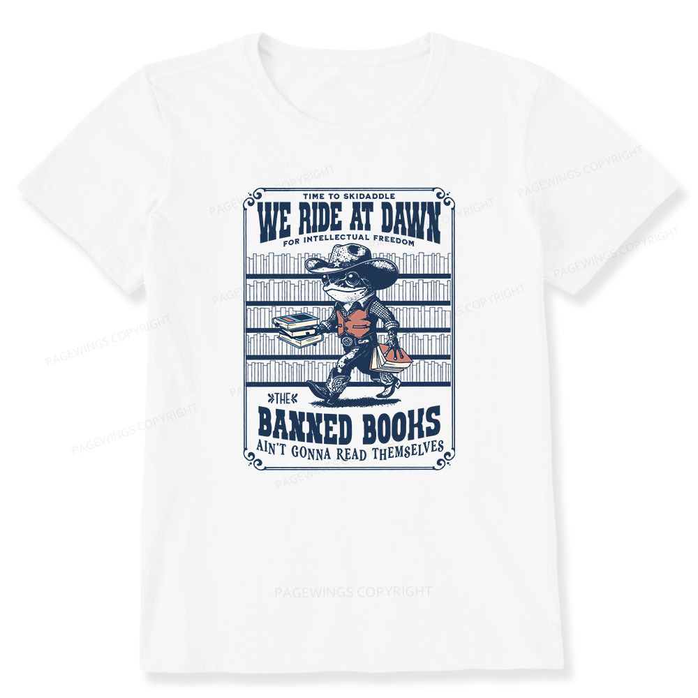 Pagewings The Banned Books Ain't Gonna Read Themselves Unisex Classic T-shirt