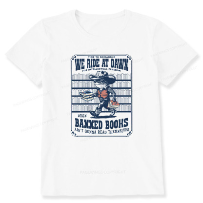 Pagewings The Banned Books Ain't Gonna Read Themselves Unisex Classic T-shirt
