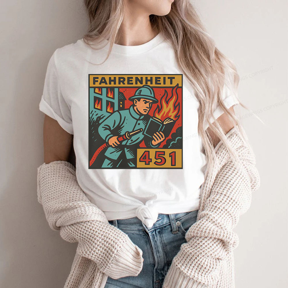Pagewings Literature 451 Unisex Classic T-shirt