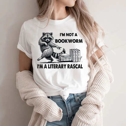 Pagewings I'm Not A Bookworm I'm A Literary Rascal Unisex Classic T-shirt