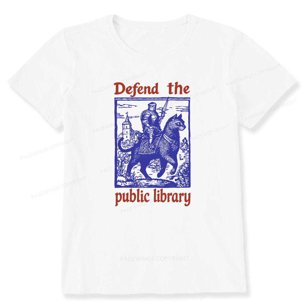Pagewings Defend the Public Library Unisex Classic T-shirt