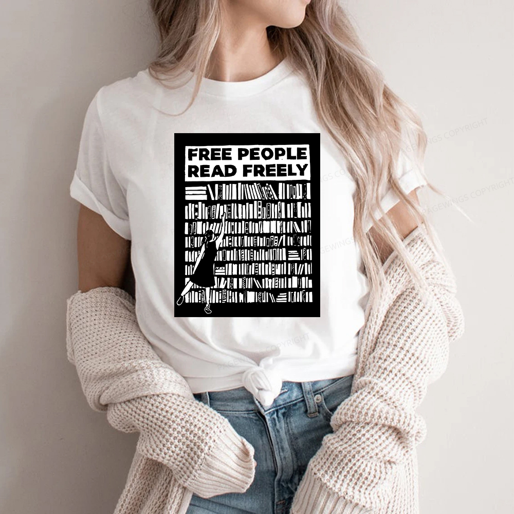 Pagewings Free People Read Freely Unisex Classic T-shirt