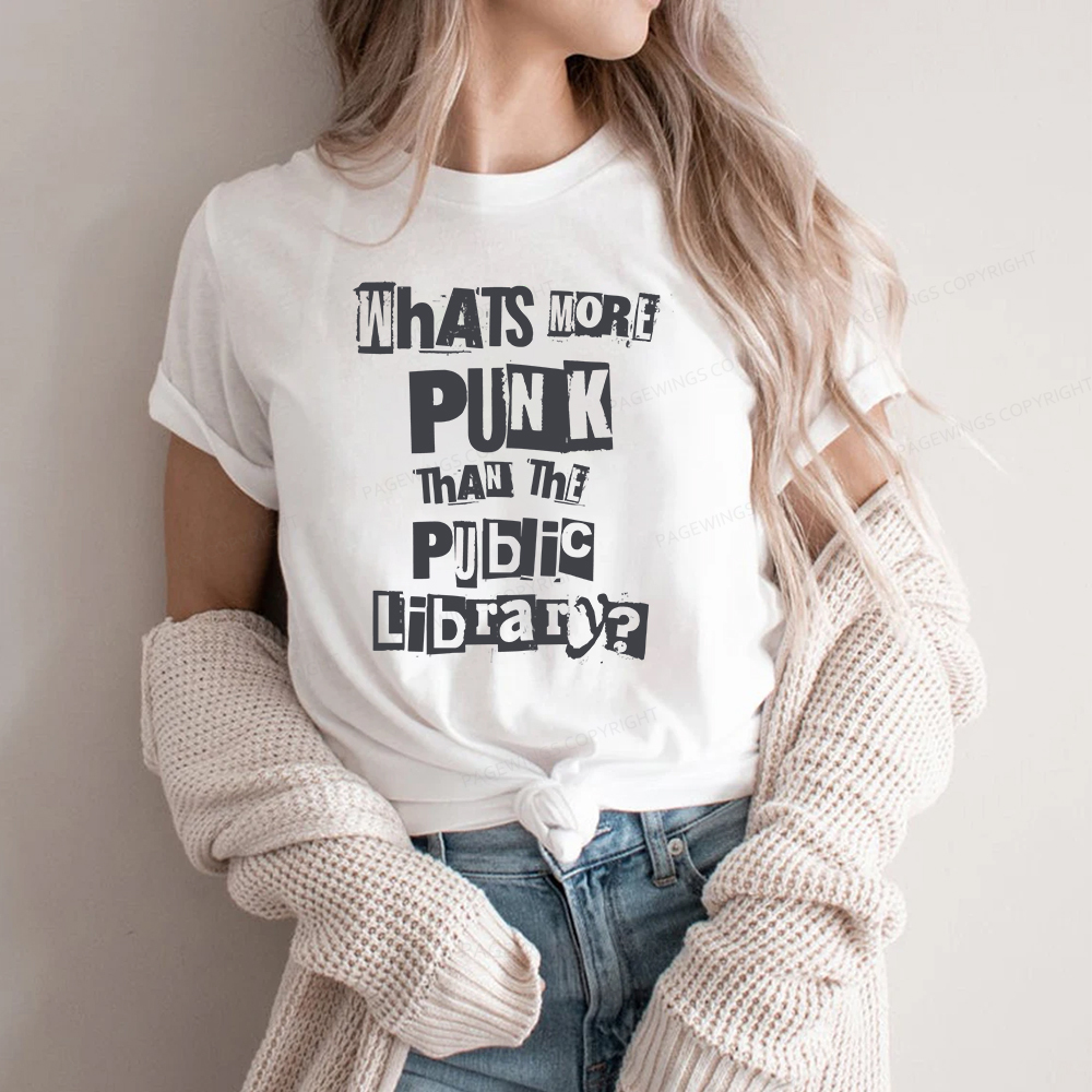 Pagewings What's More Punk Than The Public Library Unisex Classic T-shirt