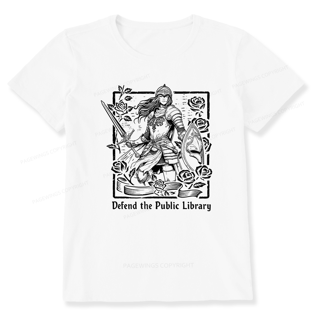 Pagewings Defend The Public Library Unisex Classic T-shirt