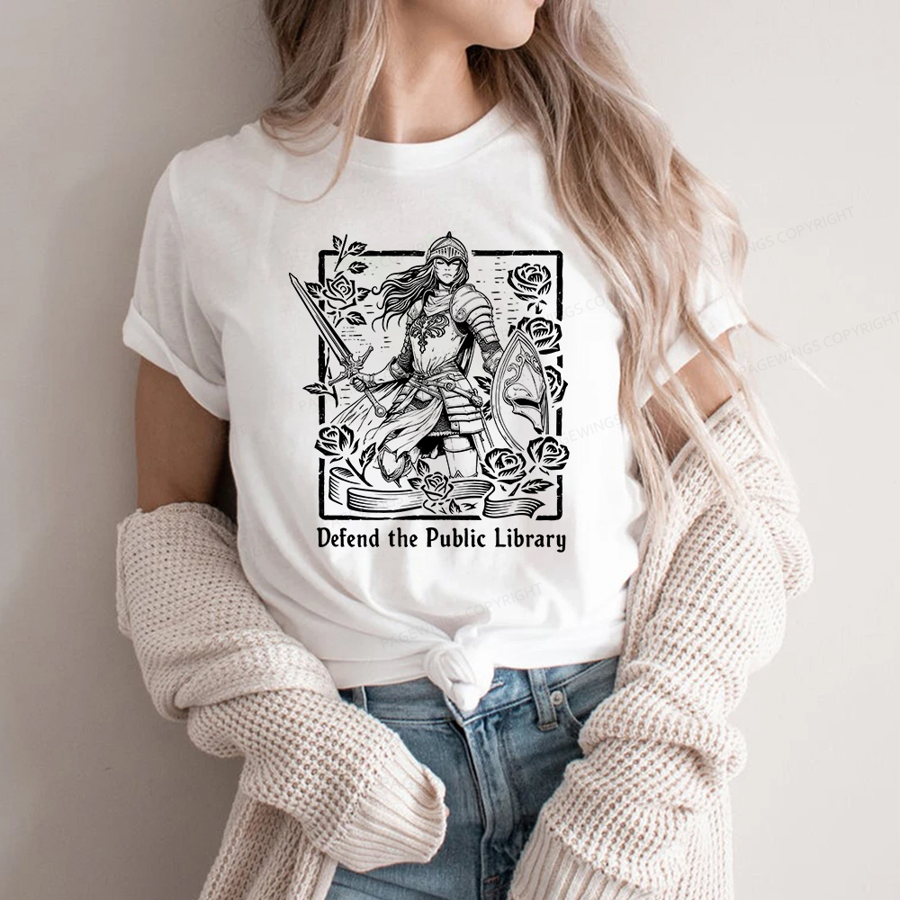 Pagewings Defend The Public Library Unisex Classic T-shirt