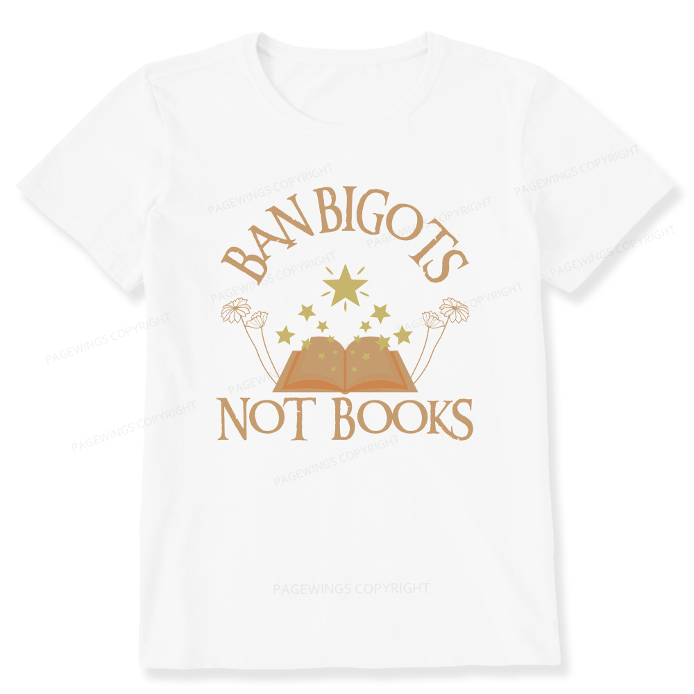 Pagewings Ban Bigots Not Books Unisex Classic T-shirt