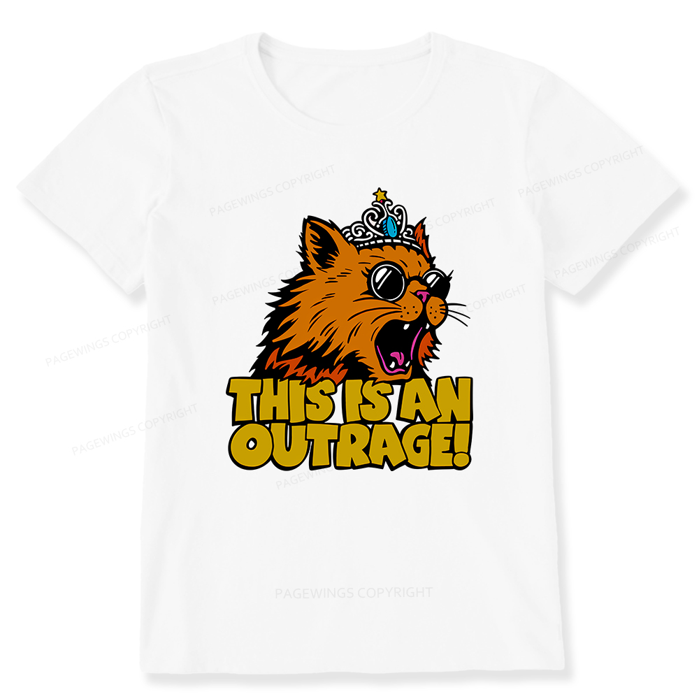 Pagewings This is an Outrage Unisex Classic T-shirt