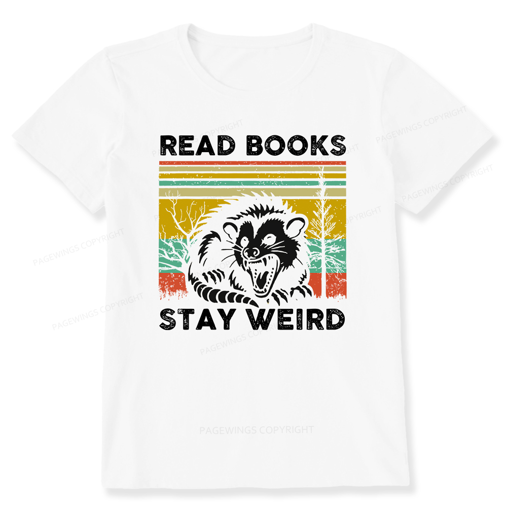 Pagewings Read Books Stay Weird Unisex Classic T-shirt
