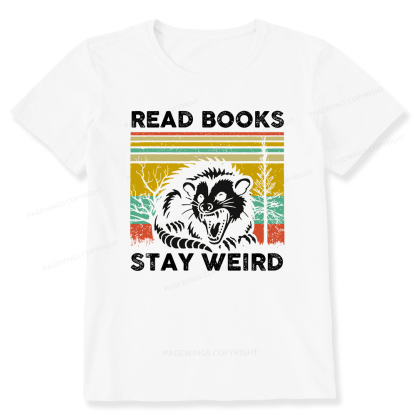 Pagewings Read Books Stay Weird Unisex Classic T-shirt