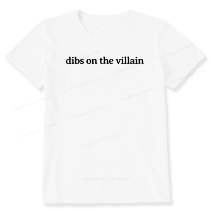 Pagewings Dibs On The Villain Unisex Classic T-shirt