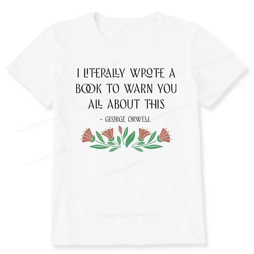 Pagewings I Literally Wrote A Book To Warn You All About This Unisex Classic T-shirt