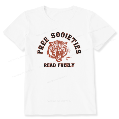 Pagewings Free Societies Read Freely Unisex Classic T-shirt