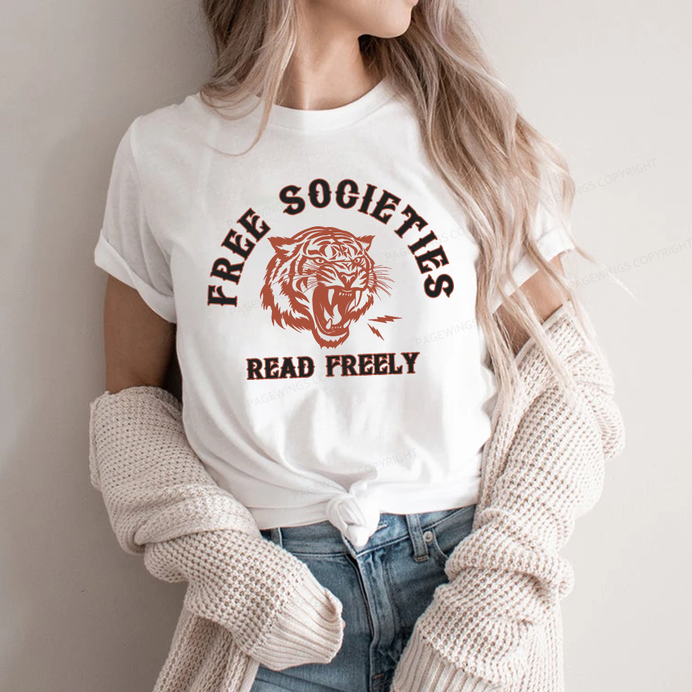Pagewings Free Societies Read Freely Unisex Classic T-shirt