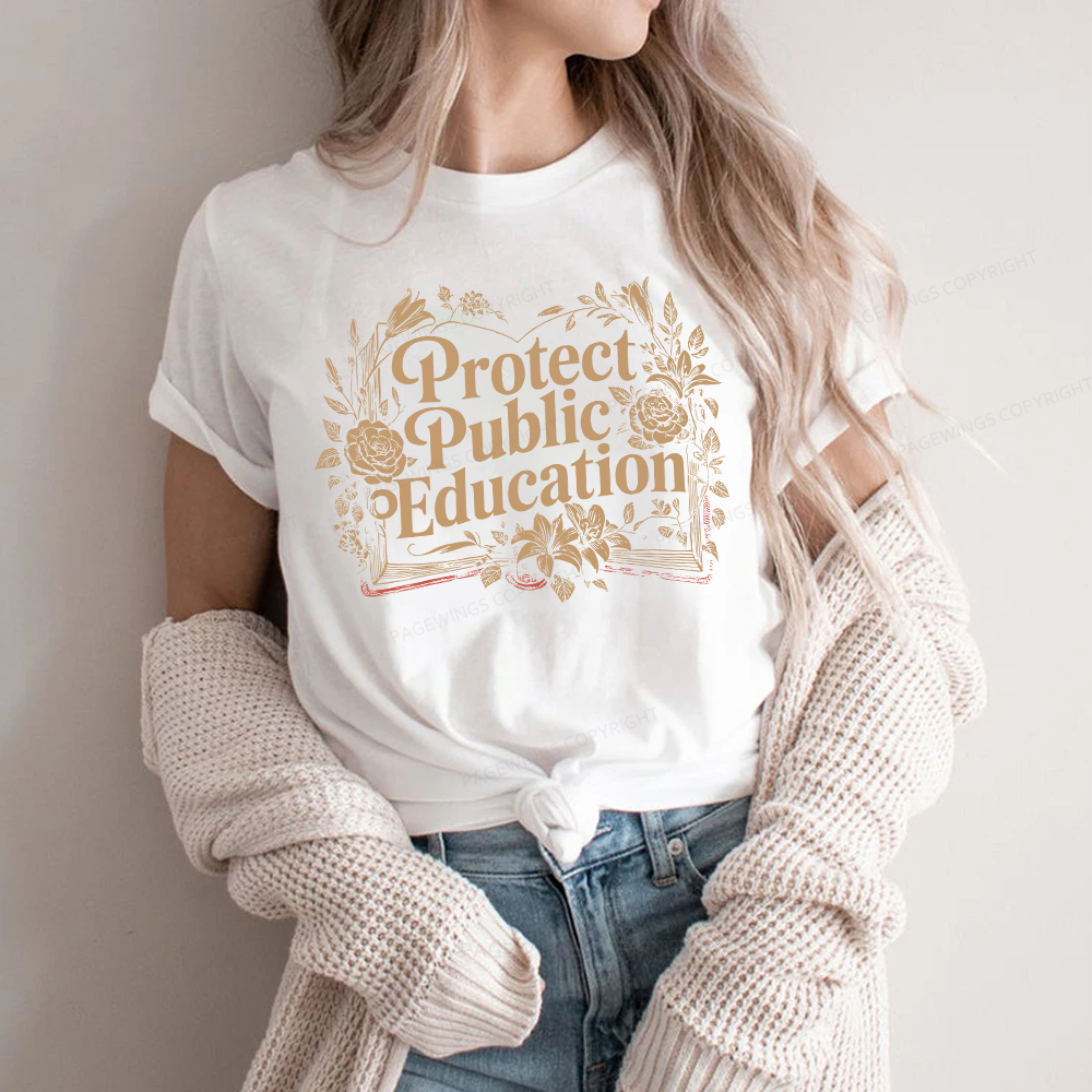 Pagewings Protect Public Education Unisex Classic T-shirt