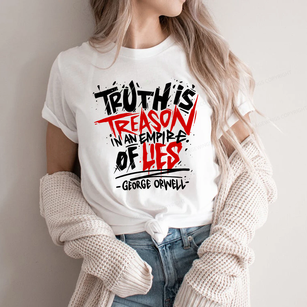 Pagewings Truth Is Treason In An Empire Of Lies Unisex Classic T-shirt