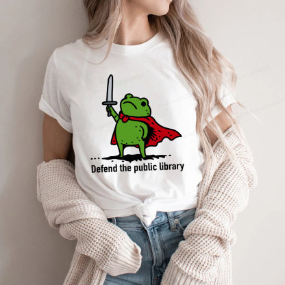 Pagewings Defend The Public Library Unisex Classic T-shirt