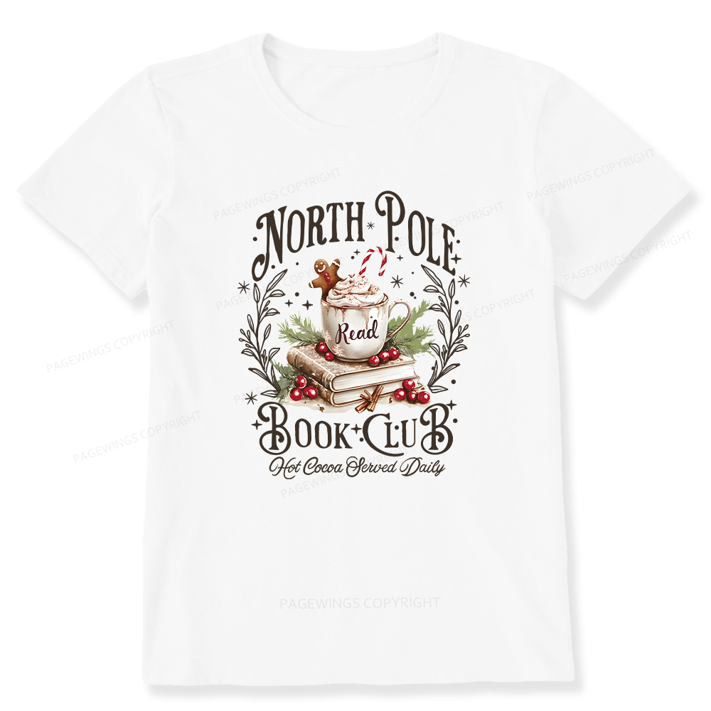 Pagewings Funny North Pole Book Club Unisex Classic T-shirt