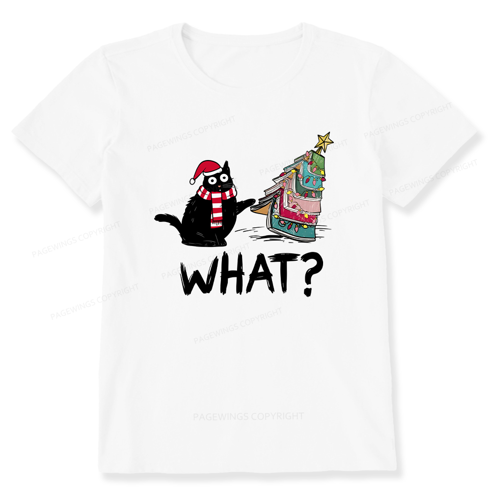 Pagewings Funny Cat Christmas Unisex Classic T-shirt