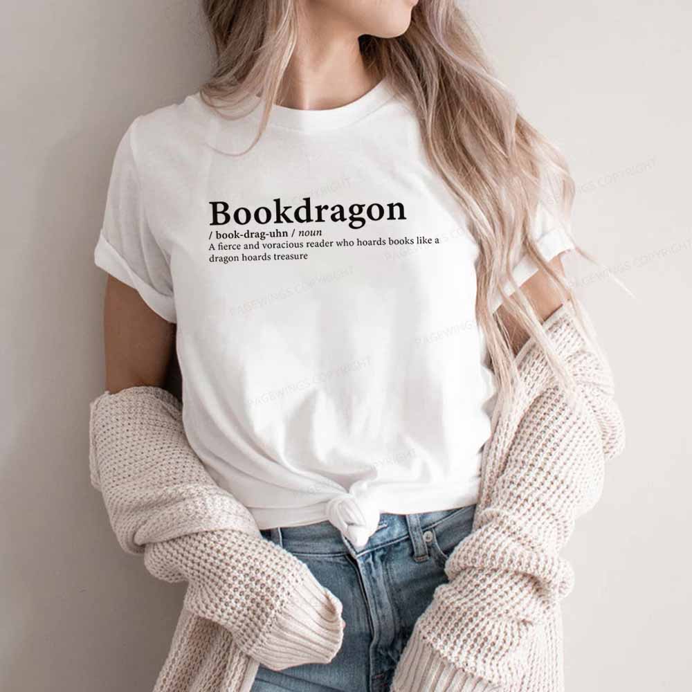 Pagewings Bookdragon: Journey Through Words book lover Unisex Classic T-shirt