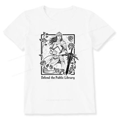 Pagewings Defend The Public Library Unisex Classic T-shirt