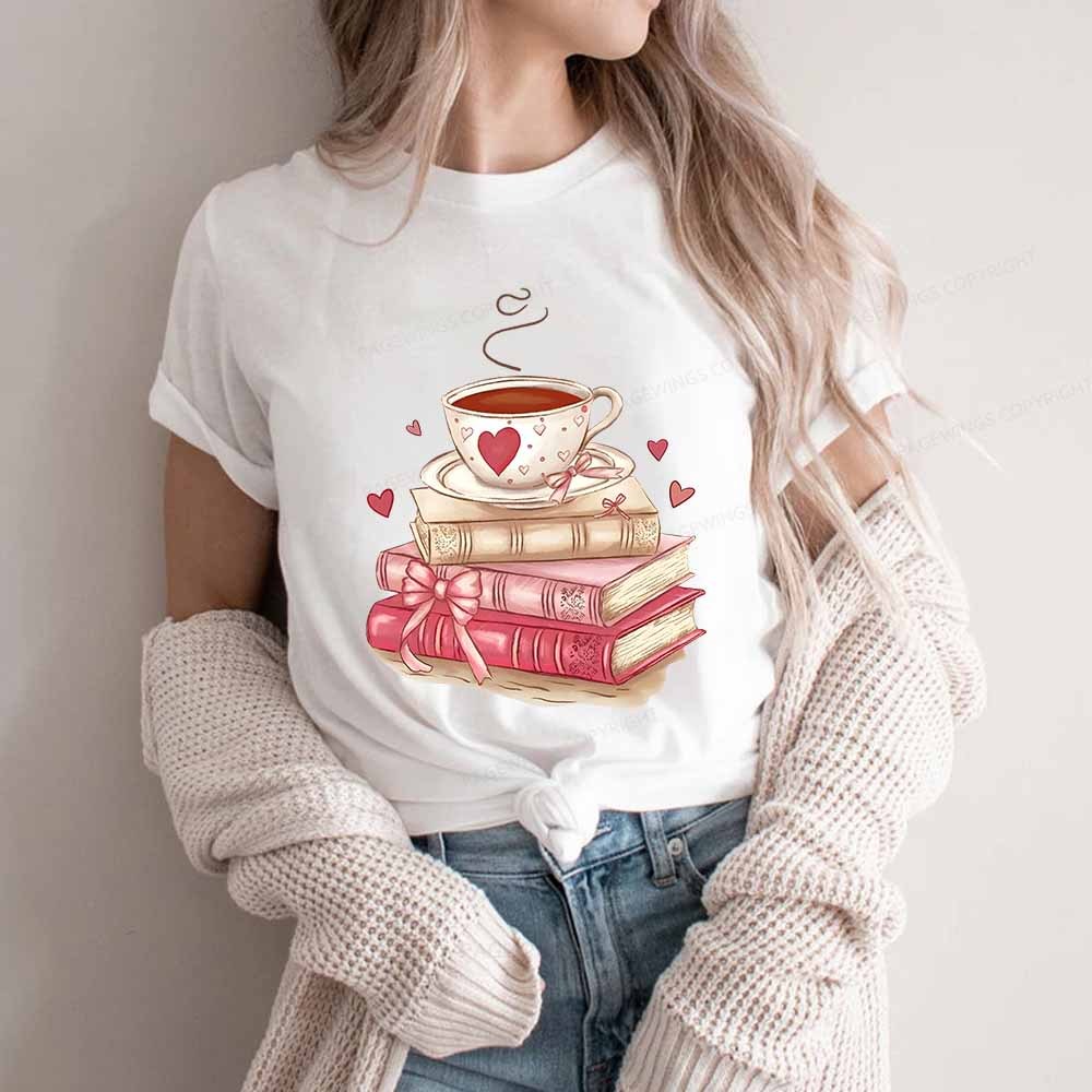 Pagewings Book Lover Valentine Sweatshirt Unisex Classic T-shirt