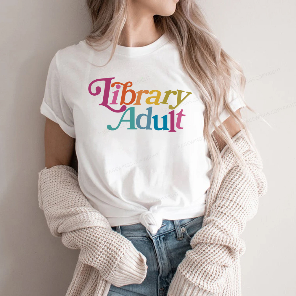 Pagewings Library Adult Library Kid Unisex Classic T-shirt