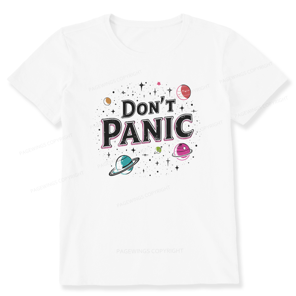 Pagewings Don't Panic Unisex Classic T-shirt