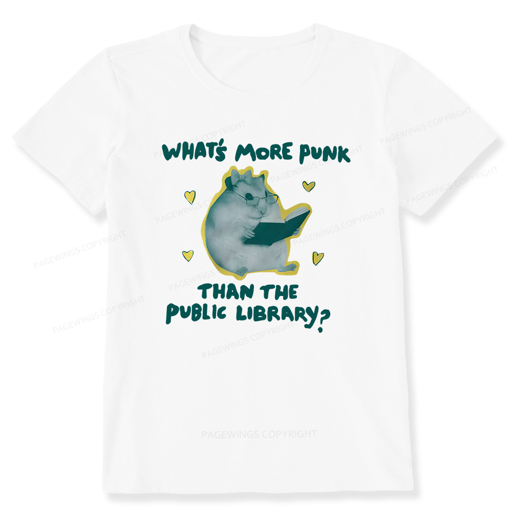 Pagewings What’s More Punk Than The Public Library Unisex Classic T-shirt