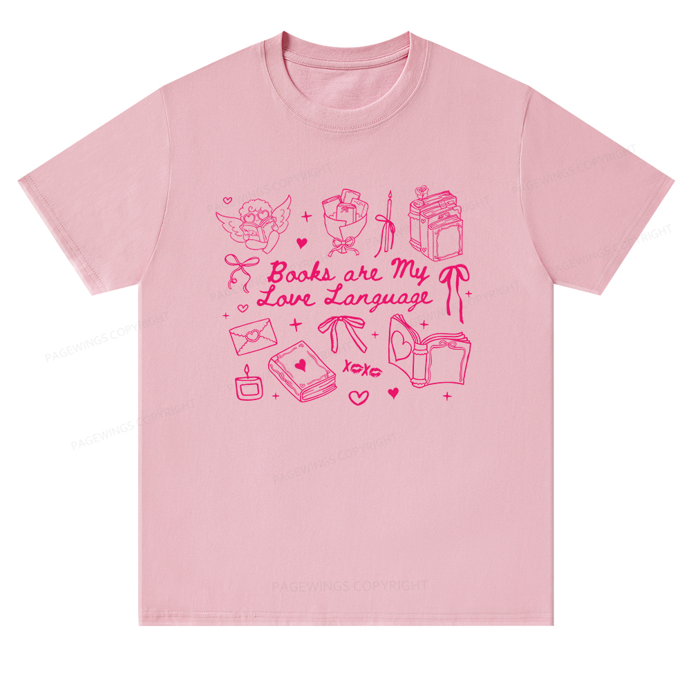 Pagewings Books Are My Love Language Unisex Classic T-shirt