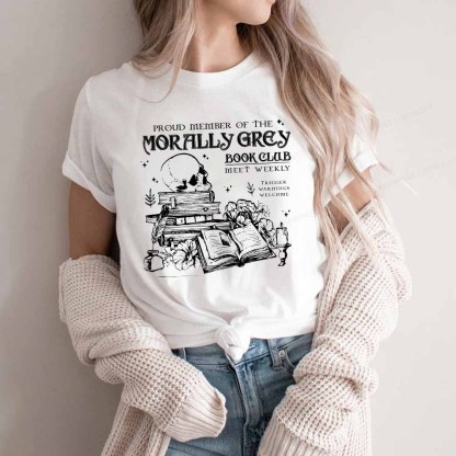 Pagewings Morally Grey Book Club Unisex Classic T-shirt