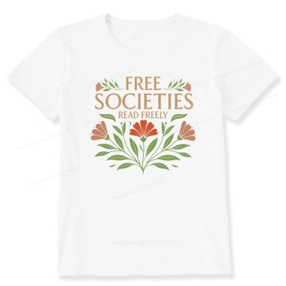 Pagewings Free Societies Read Freely Unisex Classic T-shirt