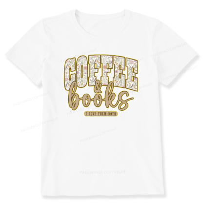Pagewings Coffee And Books Unisex Classic T-shirt