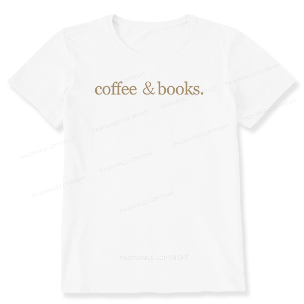 Pagewings Coffee & Books Are All my favorites Unisex Classic T-shirt