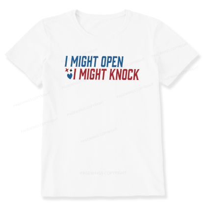Pagewings I Might Knock Unisex Classic T-shirt