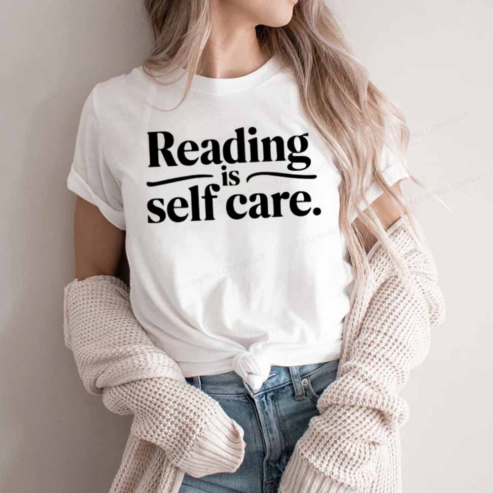 Pagewings Reading Self Care Unisex Tee Unisex Classic T-shirt