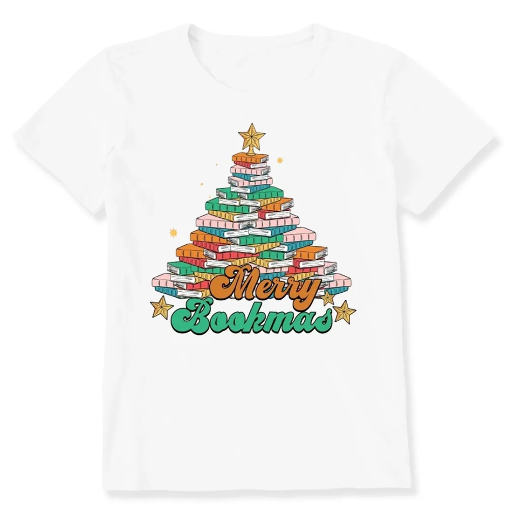 Pagewings Christmas Merry Bookmas Unisex Classic T-shirt