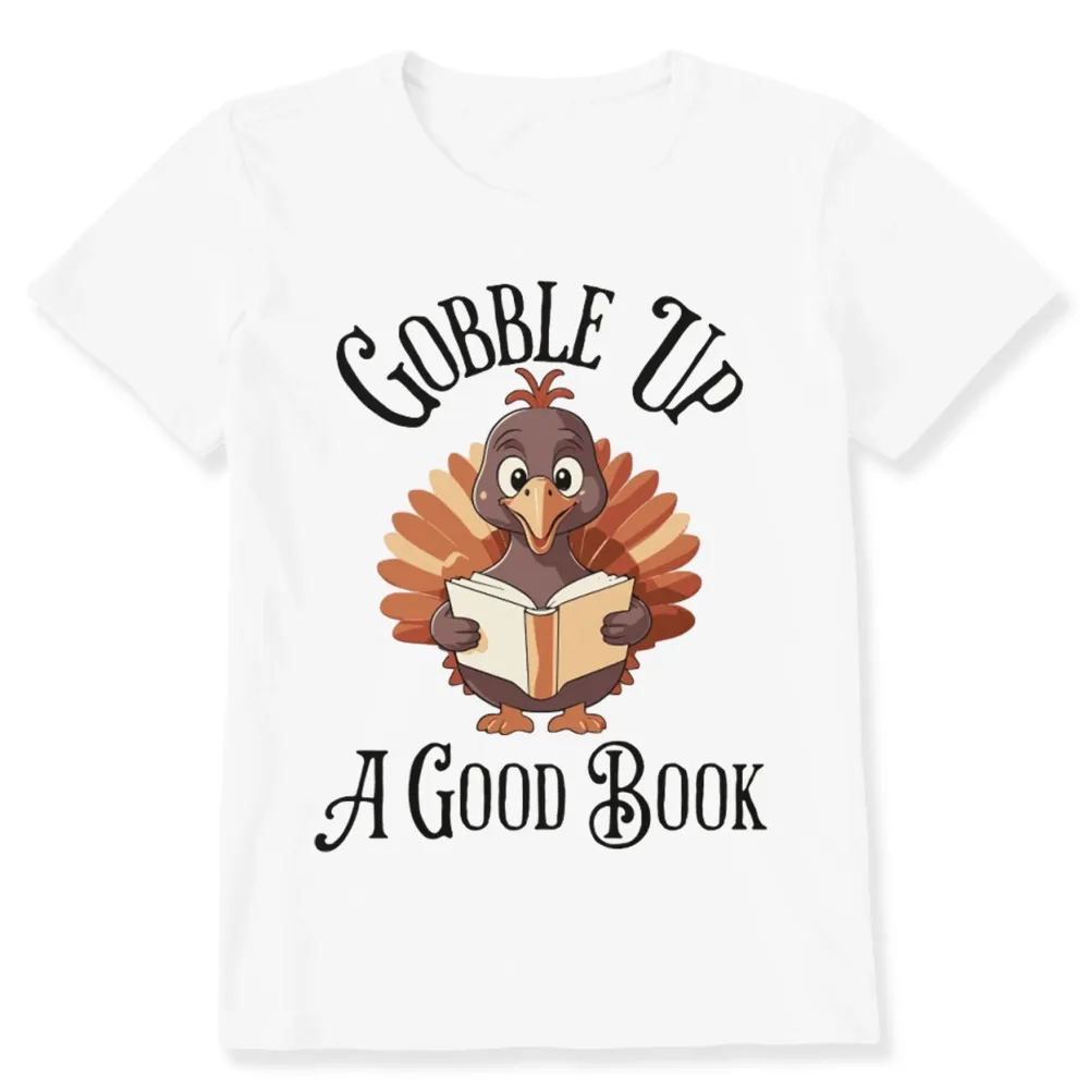 Pagewings Thanksgiving A Good Book Unisex Classic T-shirt