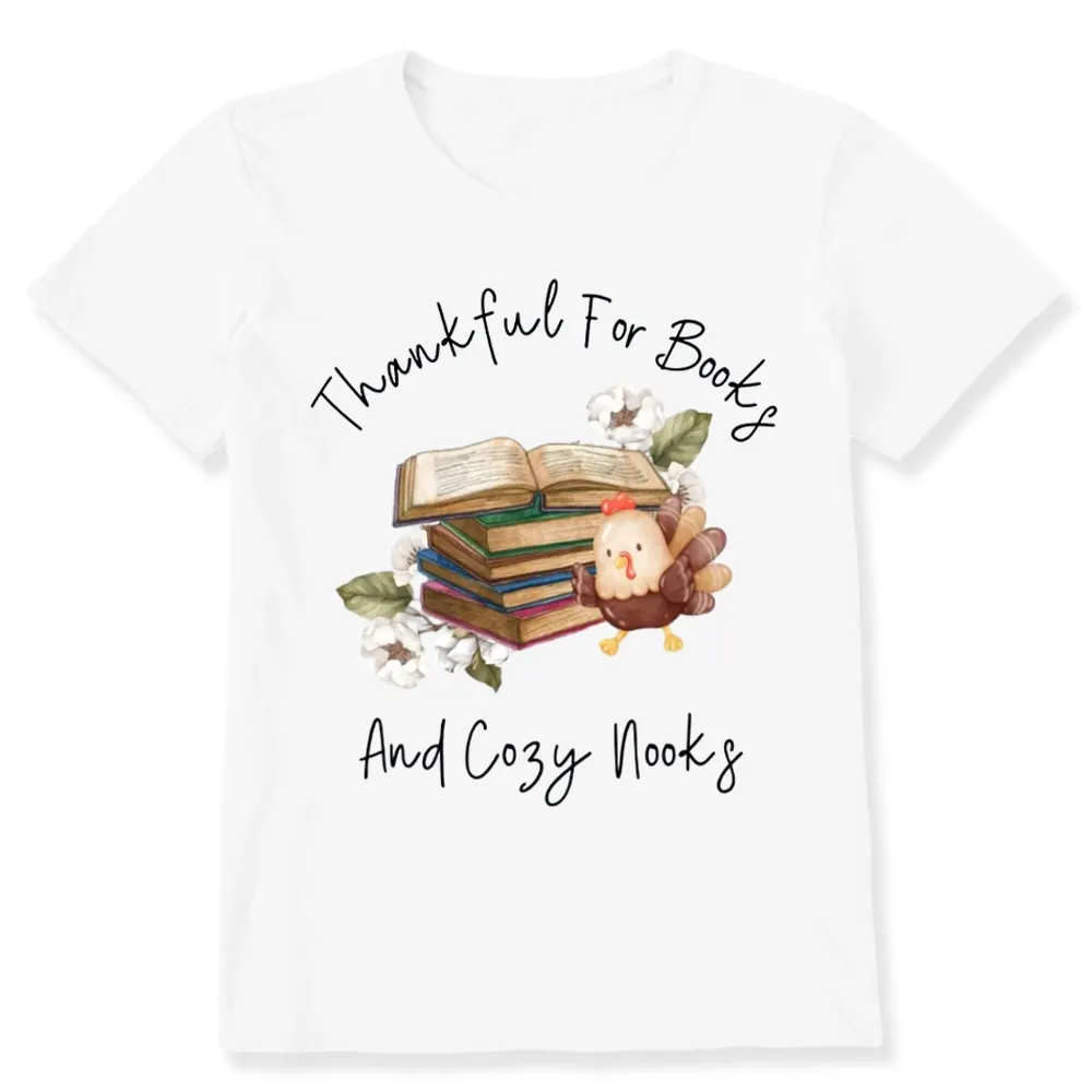 Pagewings Thanksgiving Fall Reading Turkey Unisex Classic T-shirt