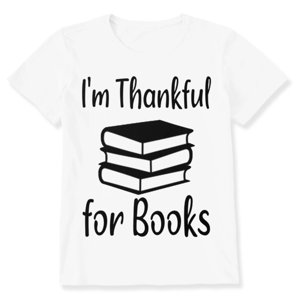 Pagewings Thanksgiving I Am Thankful For Books Unisex Classic T-shirt