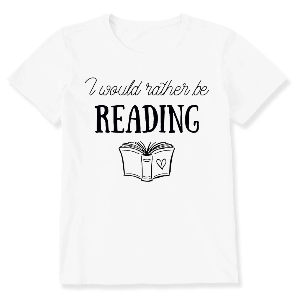 Pagewings I Would Rather Be Reading Unisex Classic T-shirt