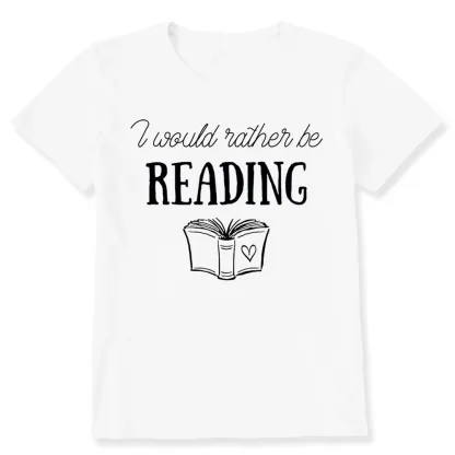 Pagewings I Would Rather Be Reading Unisex Classic T-shirt