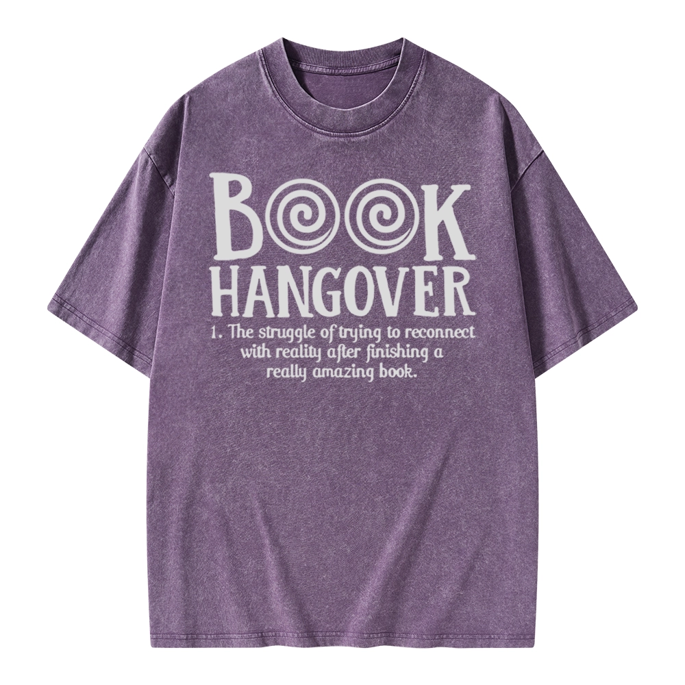 Pagewings Book Hangover Unisex Washed T-shirt