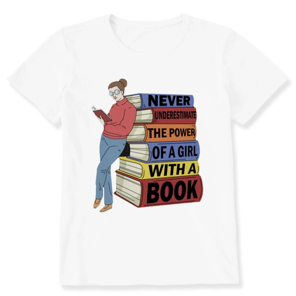 Pagewings Power Of A Girl With A Book Unisex Classic T-shirt