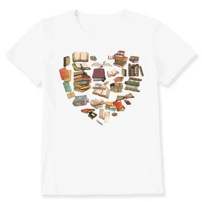 Pagewings Book Heart For Men And Women Unisex Classic T-shirt