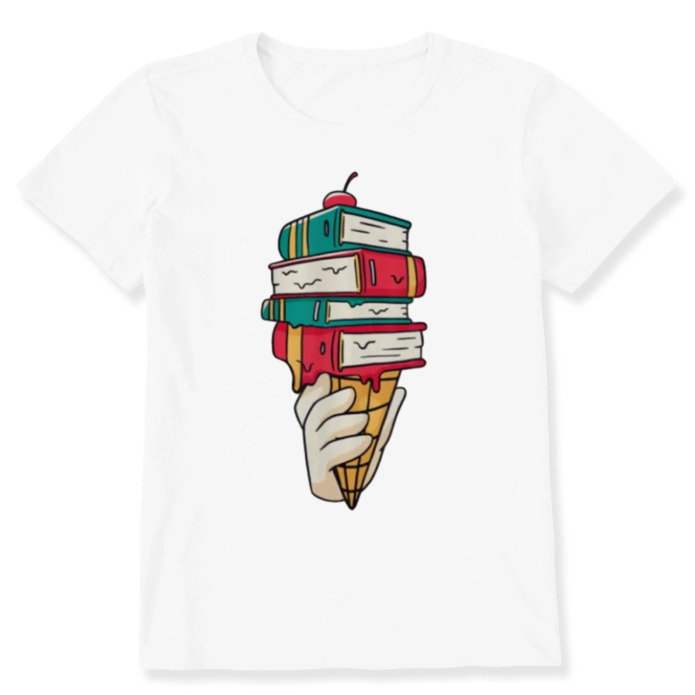 Pagewings Book Ice Cream Unisex Classic T-shirt