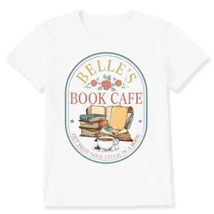 Pagewings Belles Book Cafe Unisex Classic T-shirt