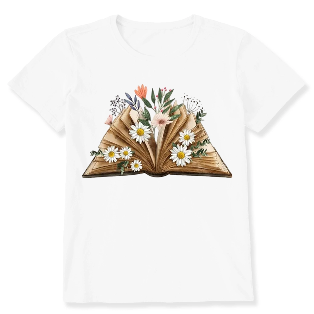 Pagewings Reading Flower Book Unisex Classic T-shirt