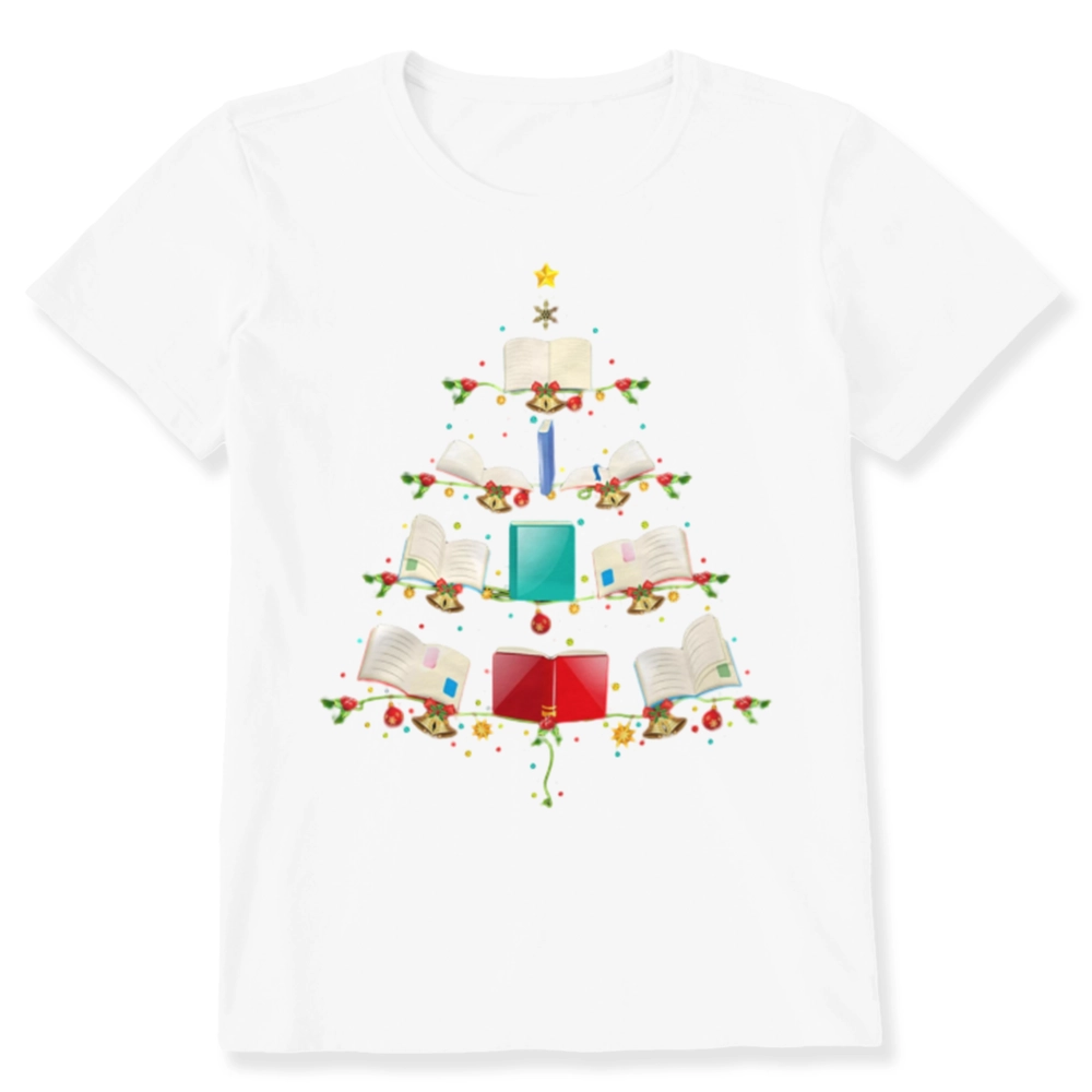 Pagewings Book Christmas Tree Unisex Classic T-shirt