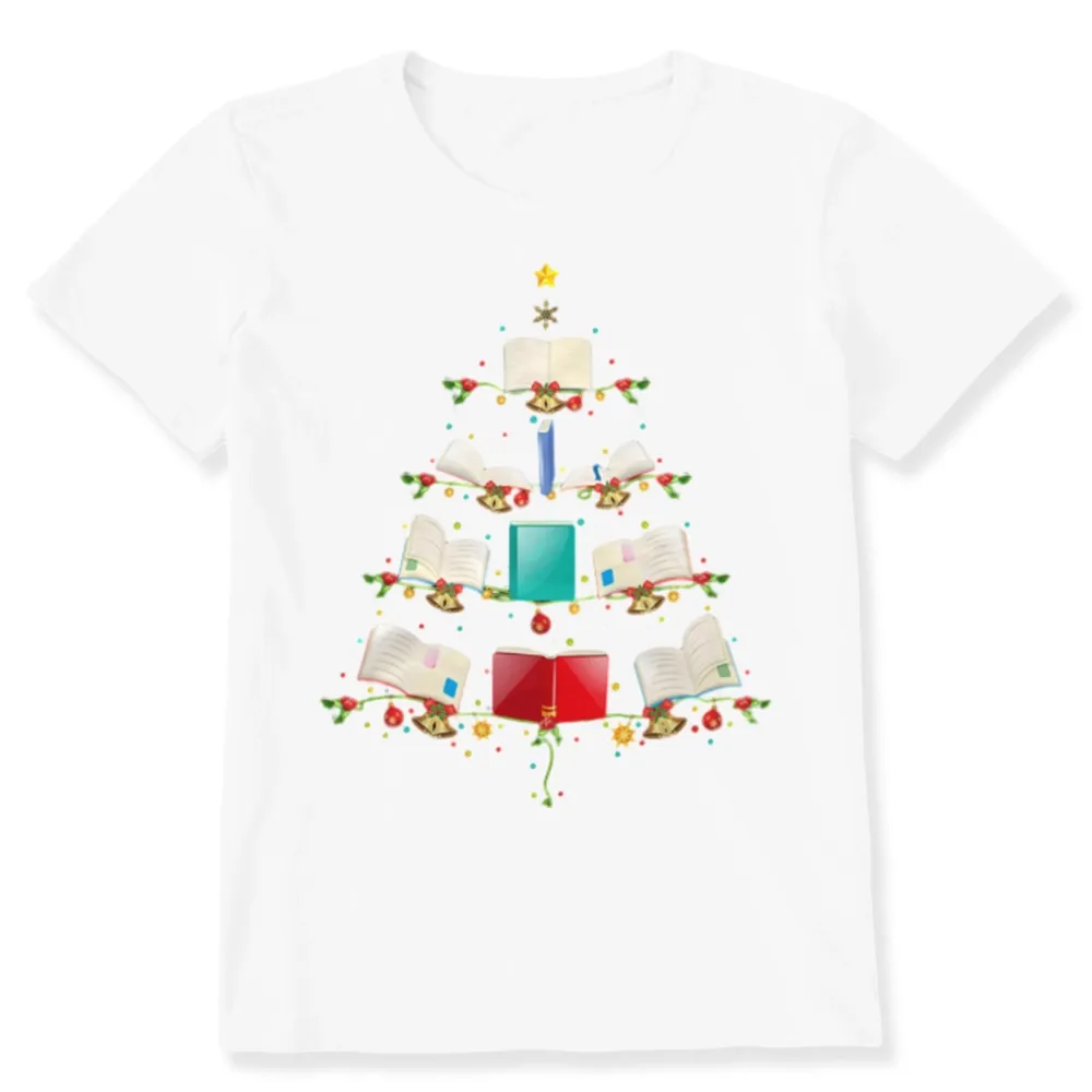 Pagewings Book Christmas Tree Unisex Classic T-shirt